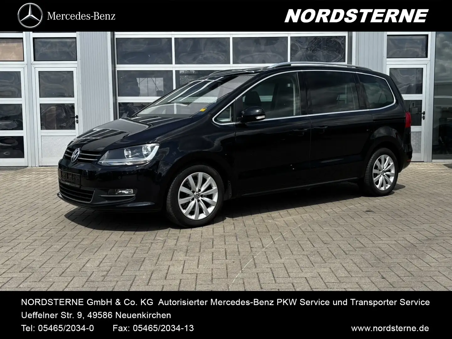 Volkswagen Sharan Sharan 2.0 TDI BMT Highline 6-SITZER+KAMERA+PANO Zwart - 1