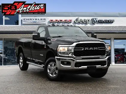 Black 2023 RAM 2500 Pickup Truck Four-Wheel Drive Automatic
