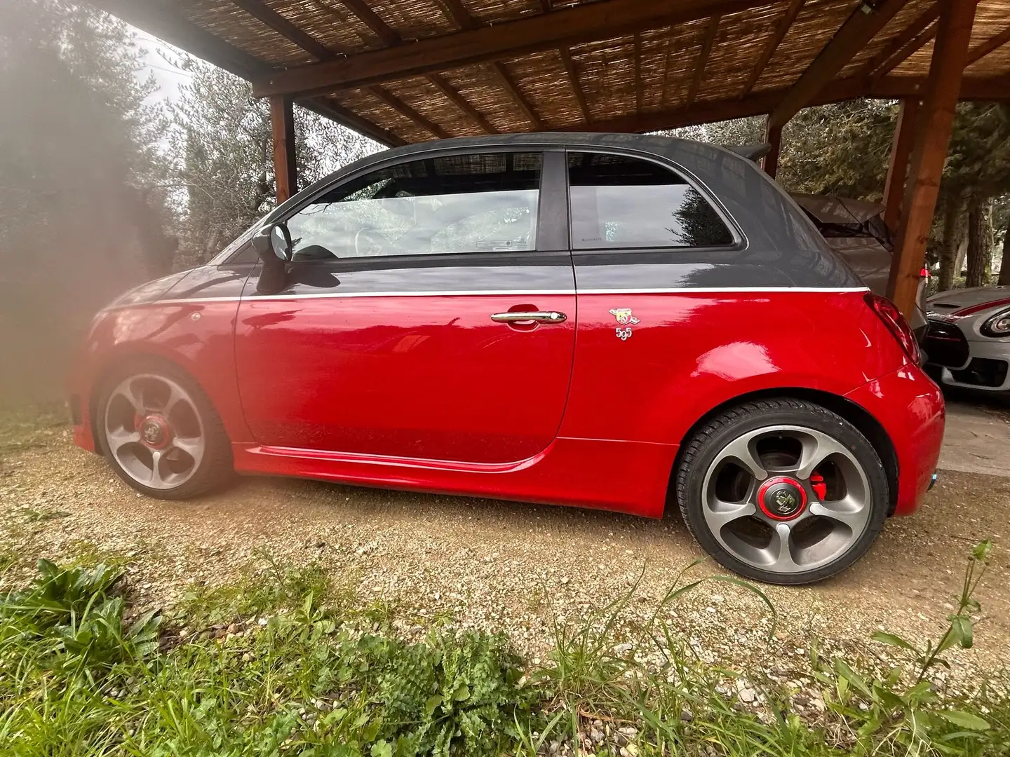 Abarth 595C 500/595 1.4 16v t. t-jet turismo 160cv  CABRIO Roşu - 2