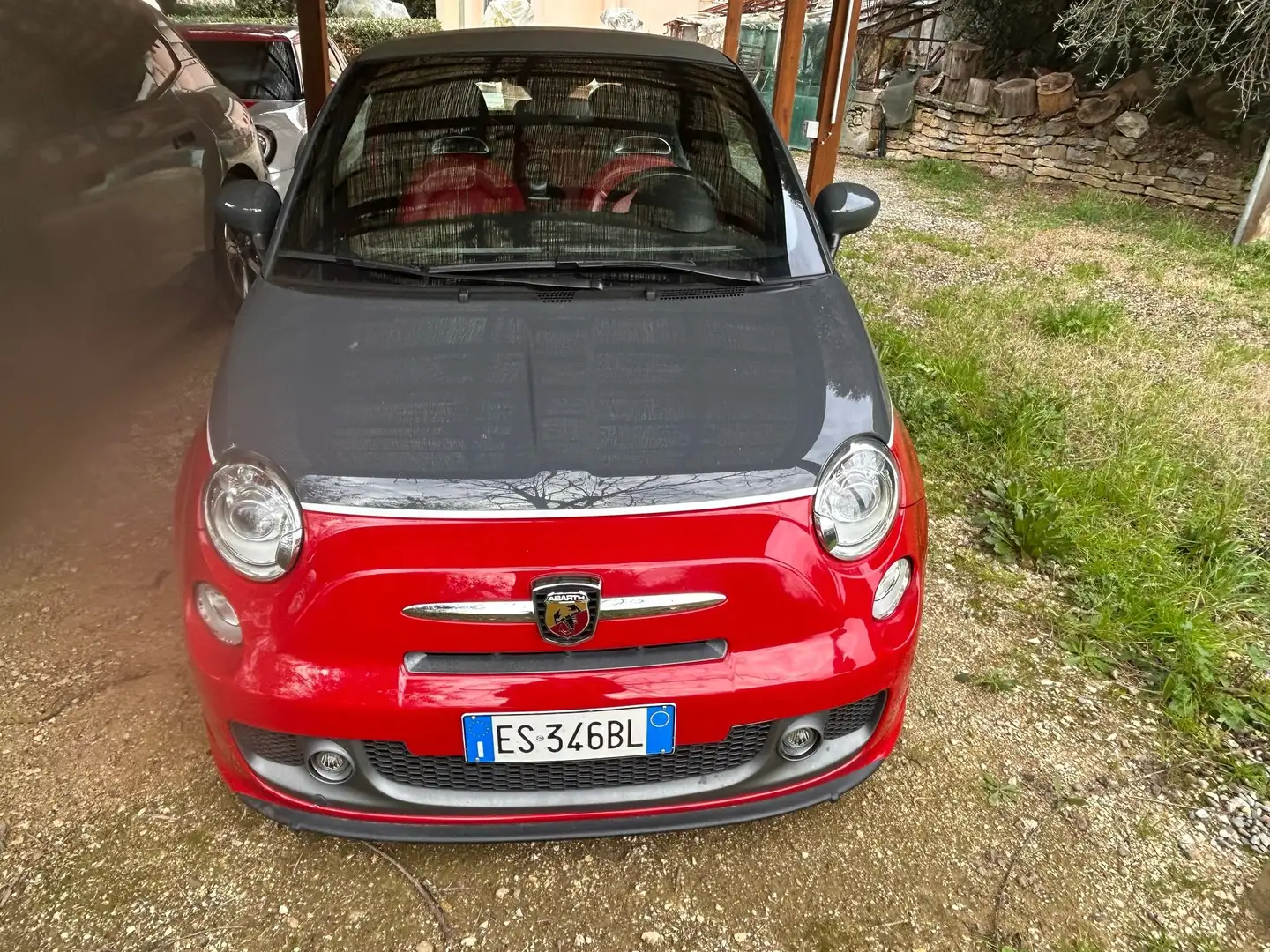 Abarth 595C 500/595 1.4 16v t. t-jet turismo 160cv  CABRIO Roşu - 1