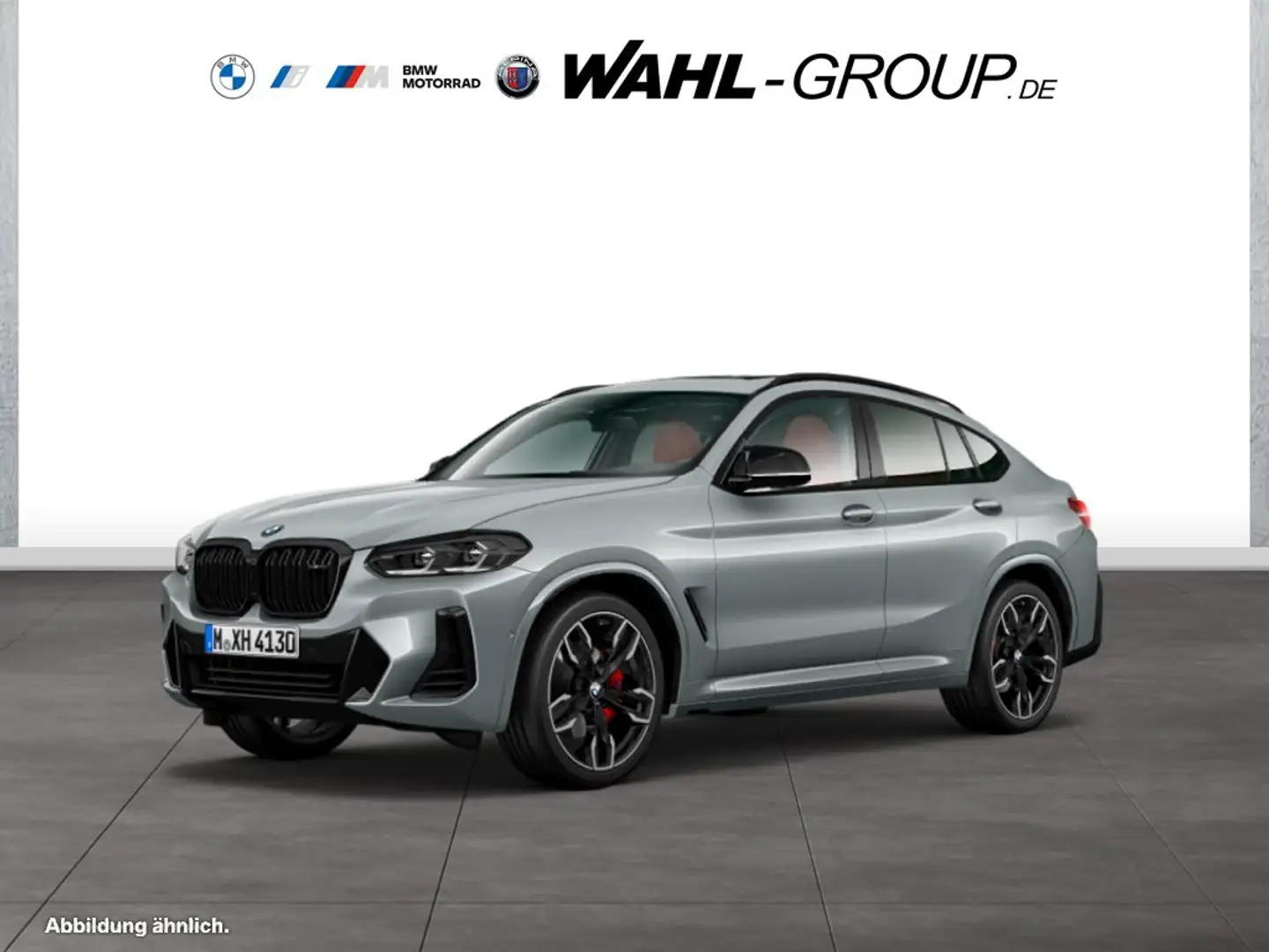 BMW X4 M 40d LC PLUS PANO AKUSTIK LEDER E-SITZE HIFI HK DAB Grau - 1