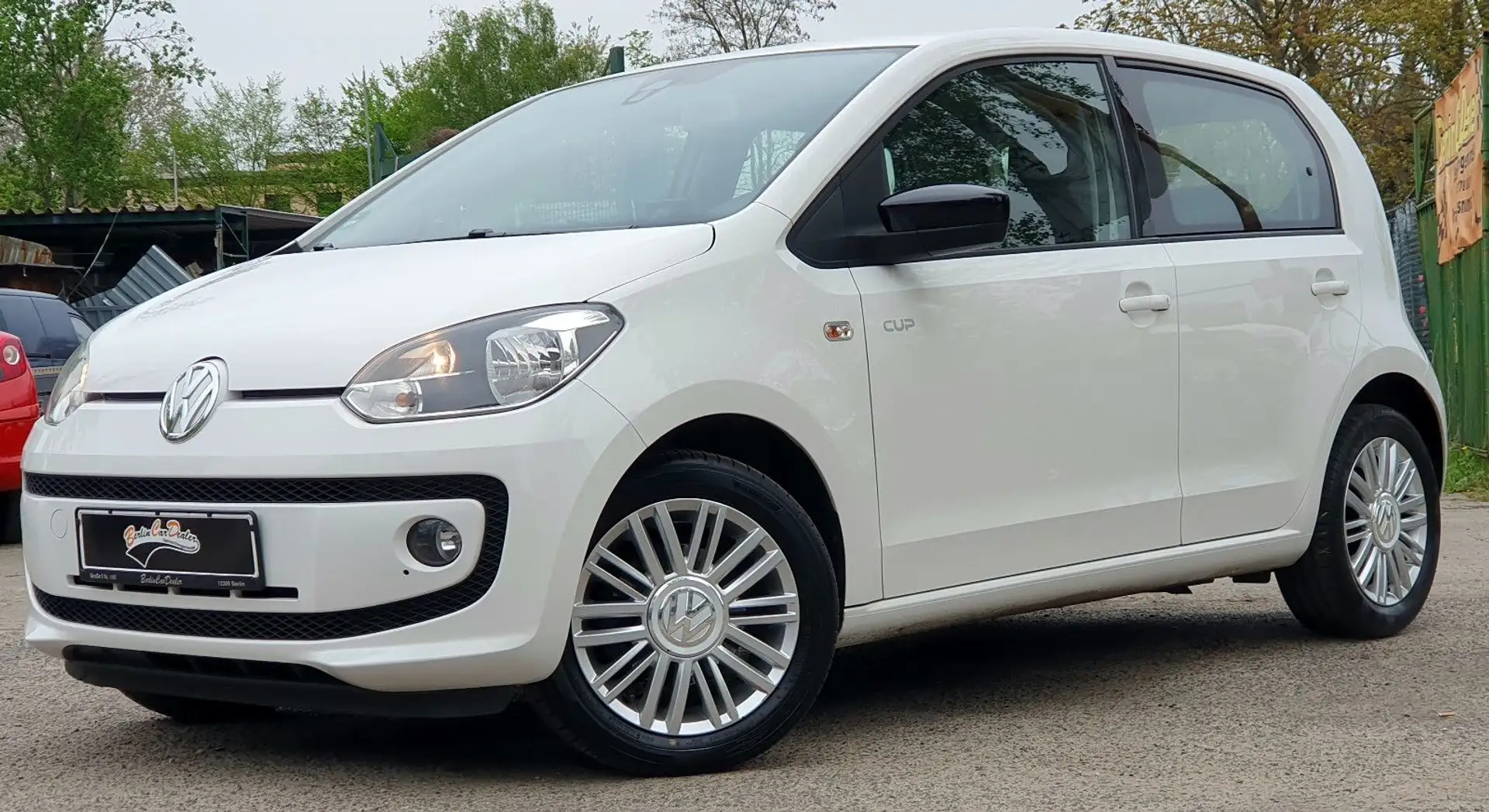 Volkswagen up! *1.HAND*NAVI*PDC*TEMPO.*SITZH.*ERDGAS*TOP* Wit - 2