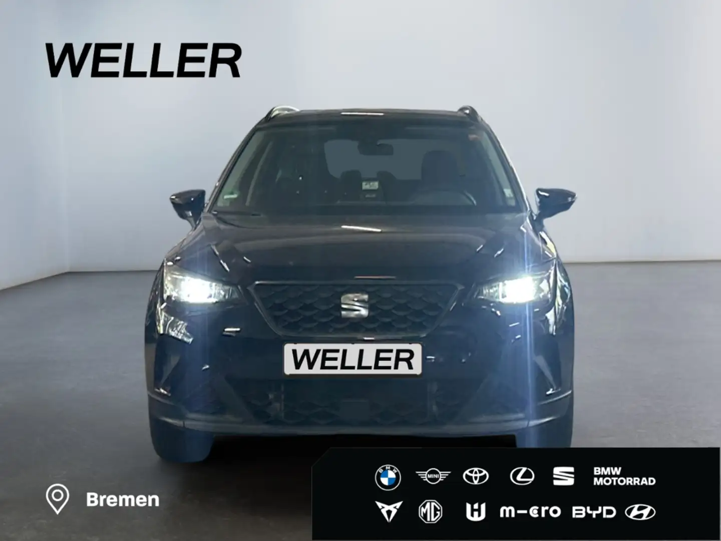SEAT Arona 1.0 TSI Style *LED*Navi*SHZ*CarPlay*PDC hi* Zwart - 2