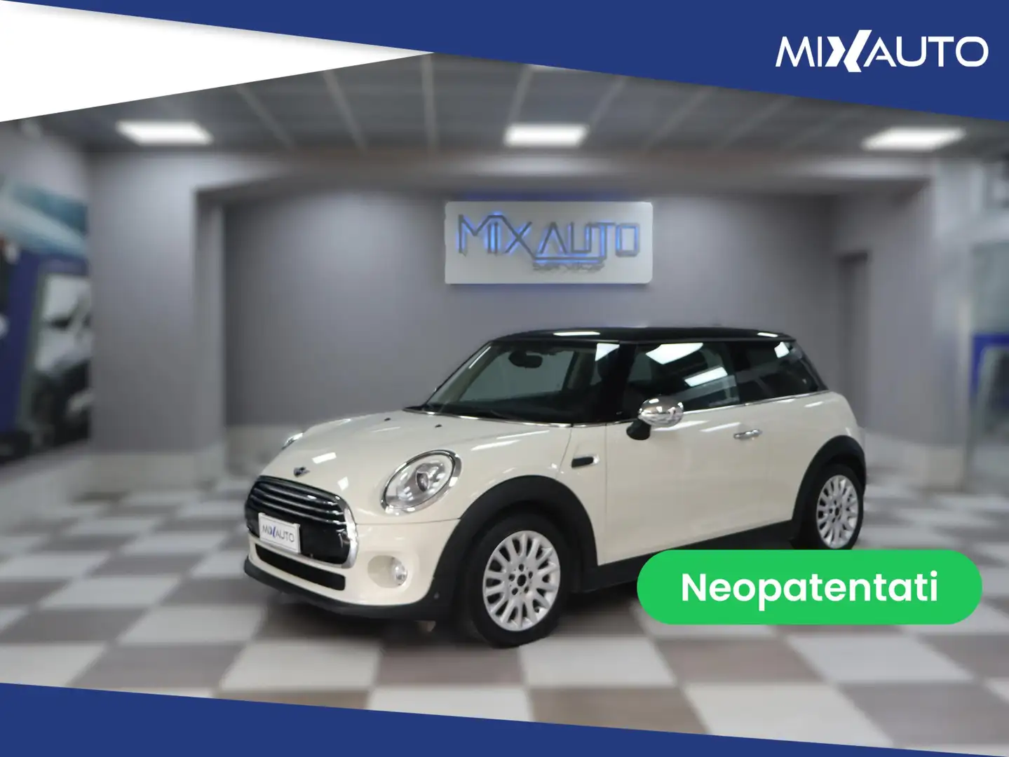 MINI Cooper D 1.5 115 CV 3 Porte AUT EU6 Blanc - 1