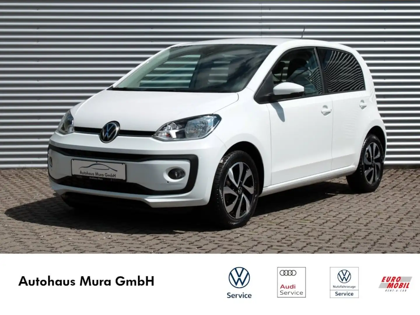 Volkswagen up! ACTIVE 1.0 RFK LM15 Climatronic PDC SHZ Weiß - 1
