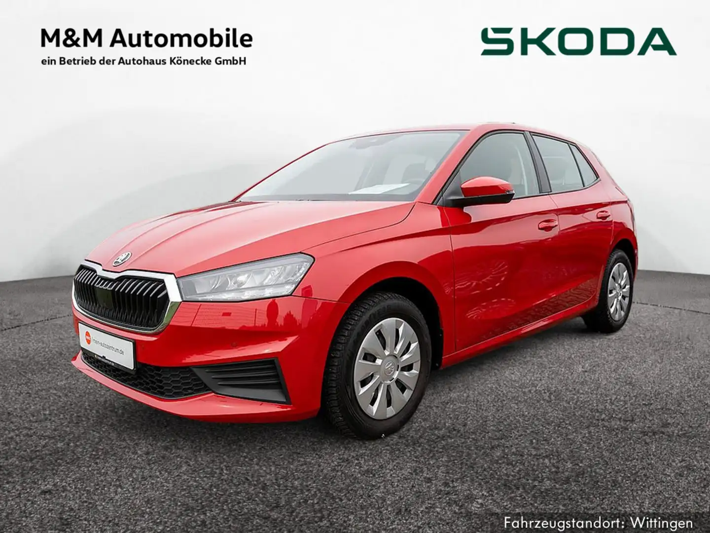Skoda Fabia 1.0 MPI Ambition "Aktionsfahrzeug" LED Rood - 1