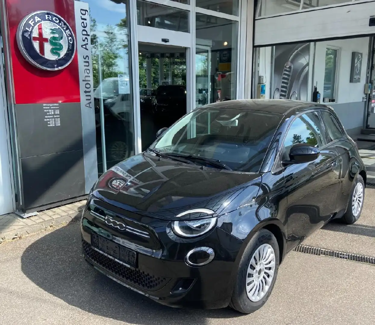 Fiat 500e Basis Schwarz - 1