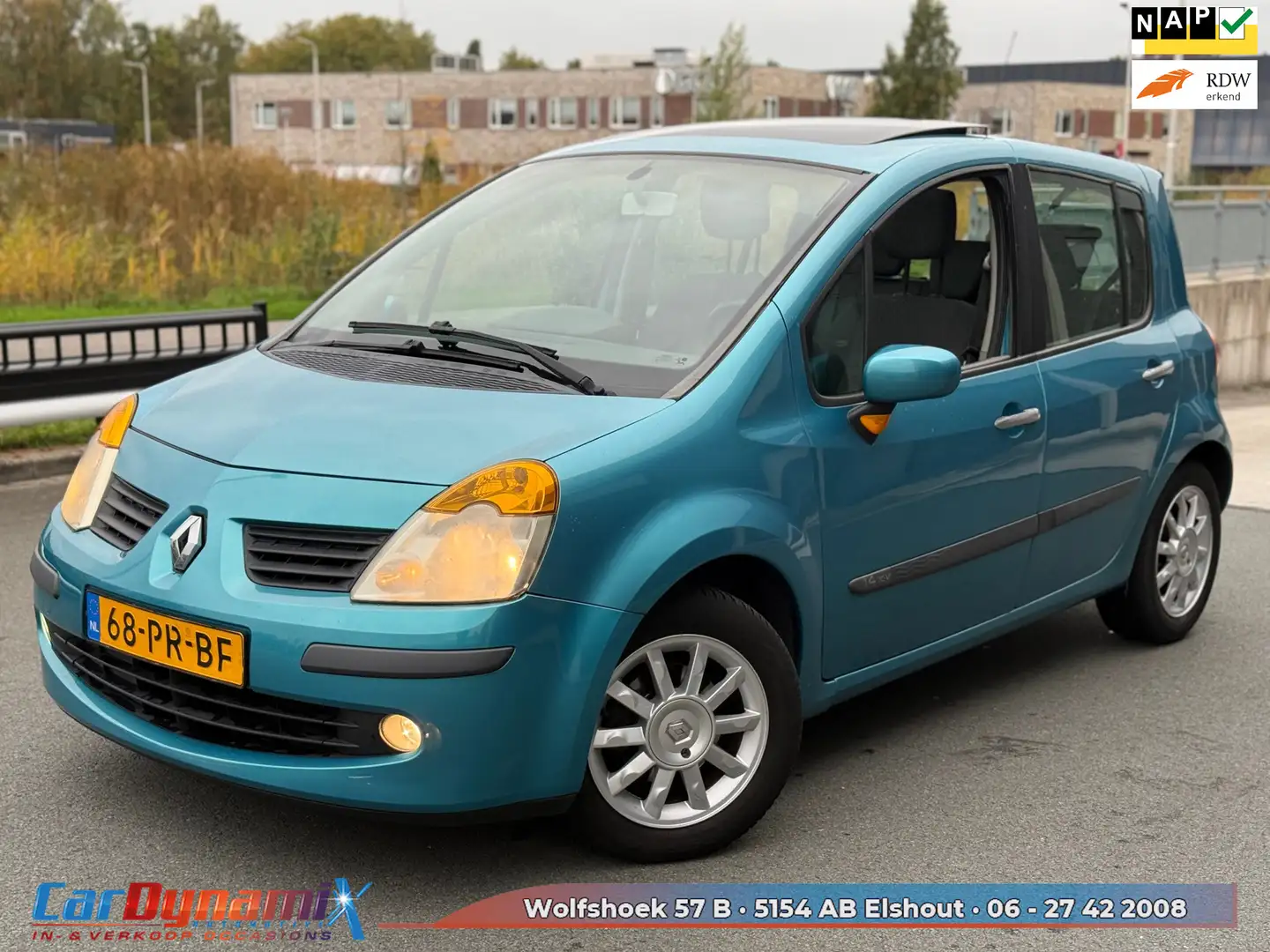 Renault Modus 1.4-16V Privilège Luxe | Panodak | Parkeersensoren Blauw - 1