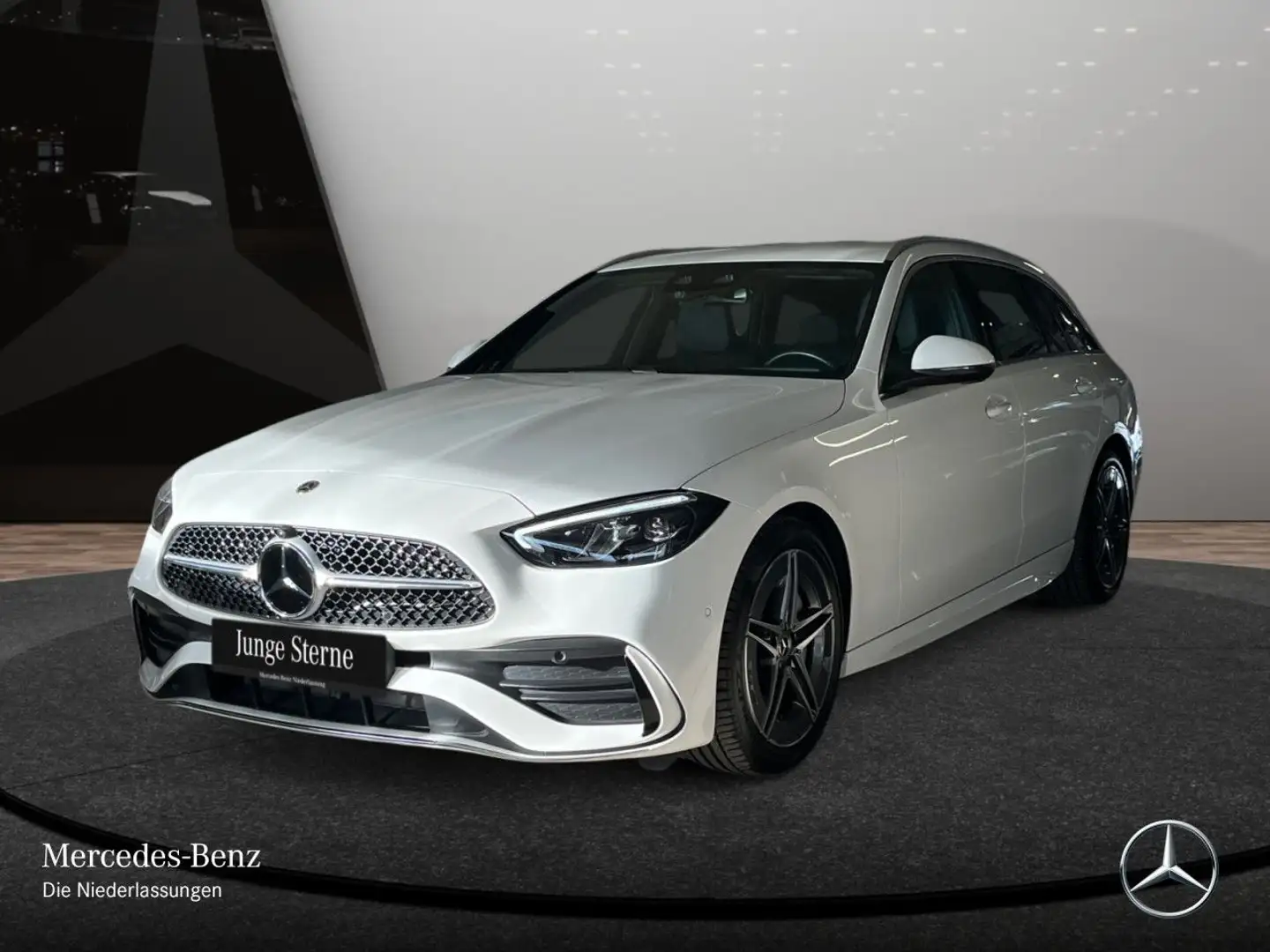 Mercedes-Benz C 300 d T AMG+AHK+LED+KAMERA+KEYLESS+9G Weiß - 2