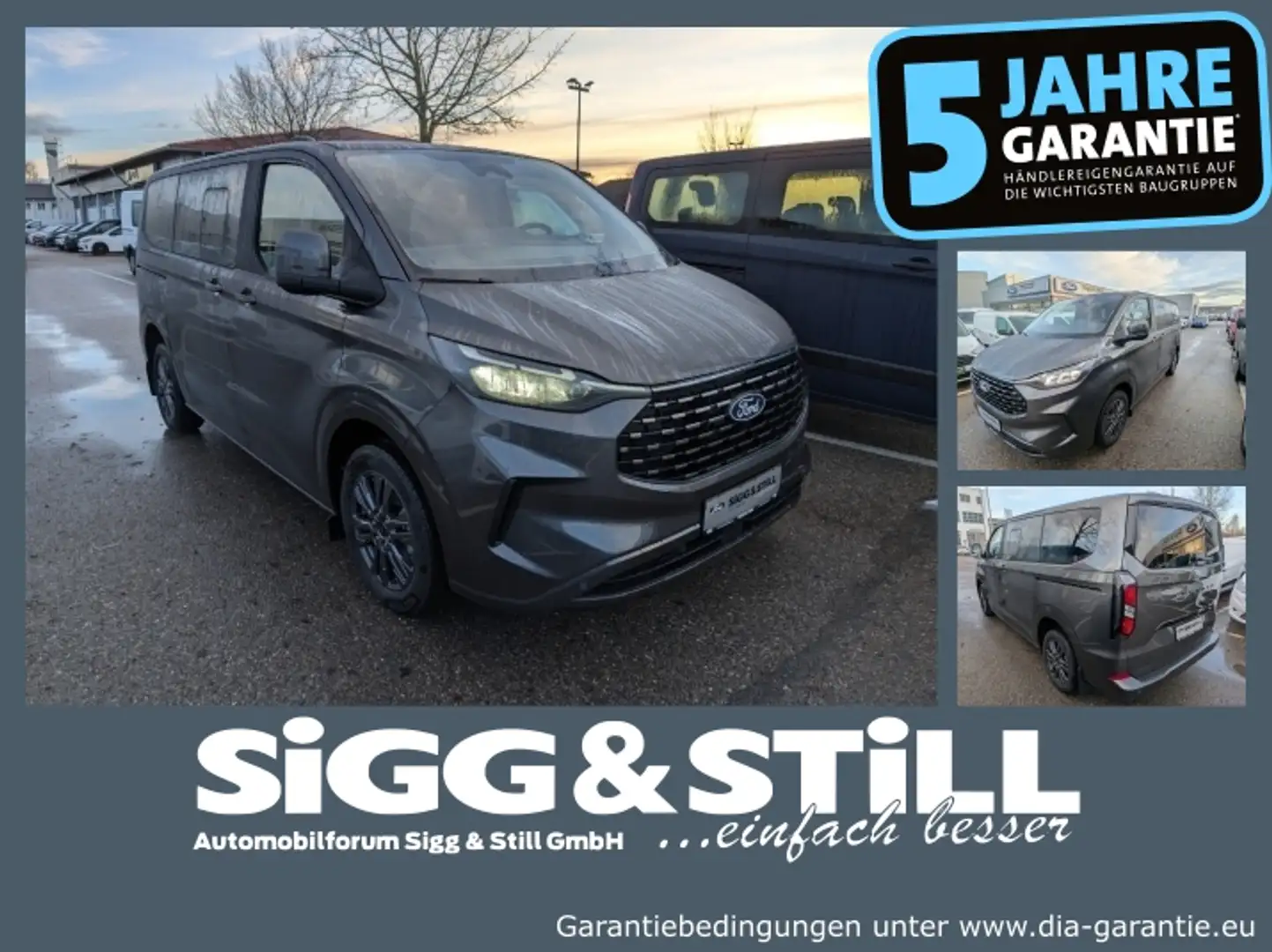 Ford Tourneo Custom Titanium X 320 L2 PANO*ACC*B&O*LED Grau - 1