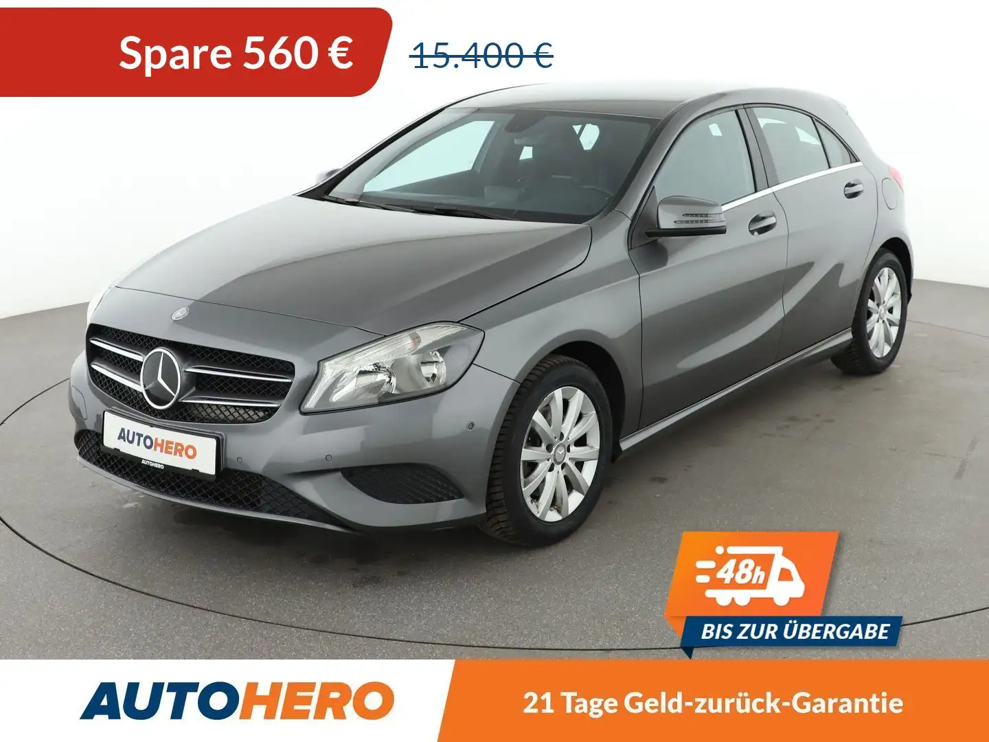 Mercedes-Benz A 180 A 180 BlueEfficiency Style Aut.*NAVI*TEMPO*PDC*SHZ Grau - 1