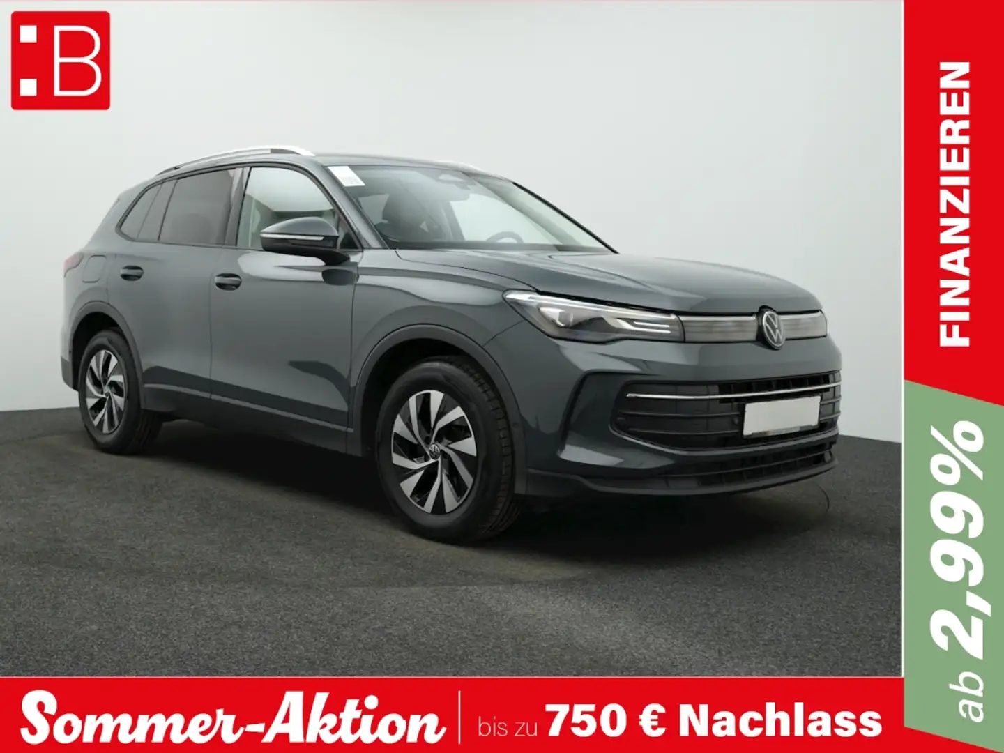 Volkswagen Tiguan 2.0 TDI DSG Life AHK NAVI DESIGN-PAKET Grau - 1