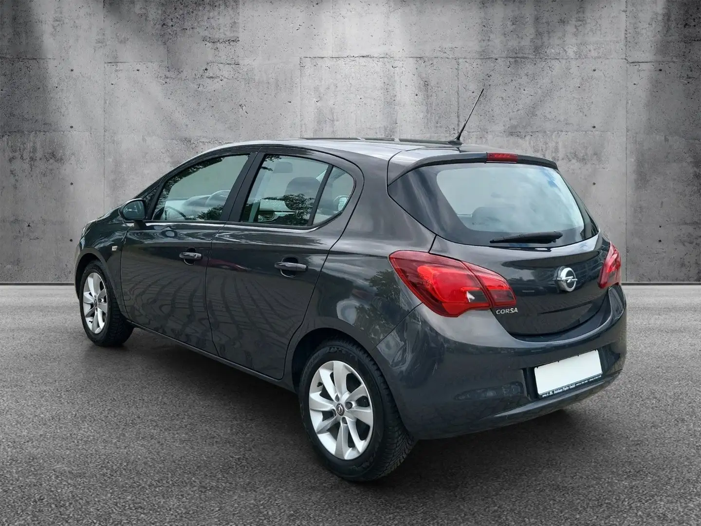 Opel Corsa E aus 1-Hand Klima/IntelliLink/Scheckheft Grijs - 2