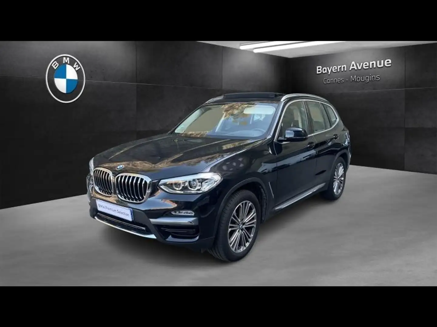 BMW X3 xDrive20dA 190ch Luxury Euro6c Noir - 1