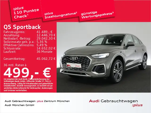 Audi Q5 40 TDI qu. S tronic S line StdHzg/A