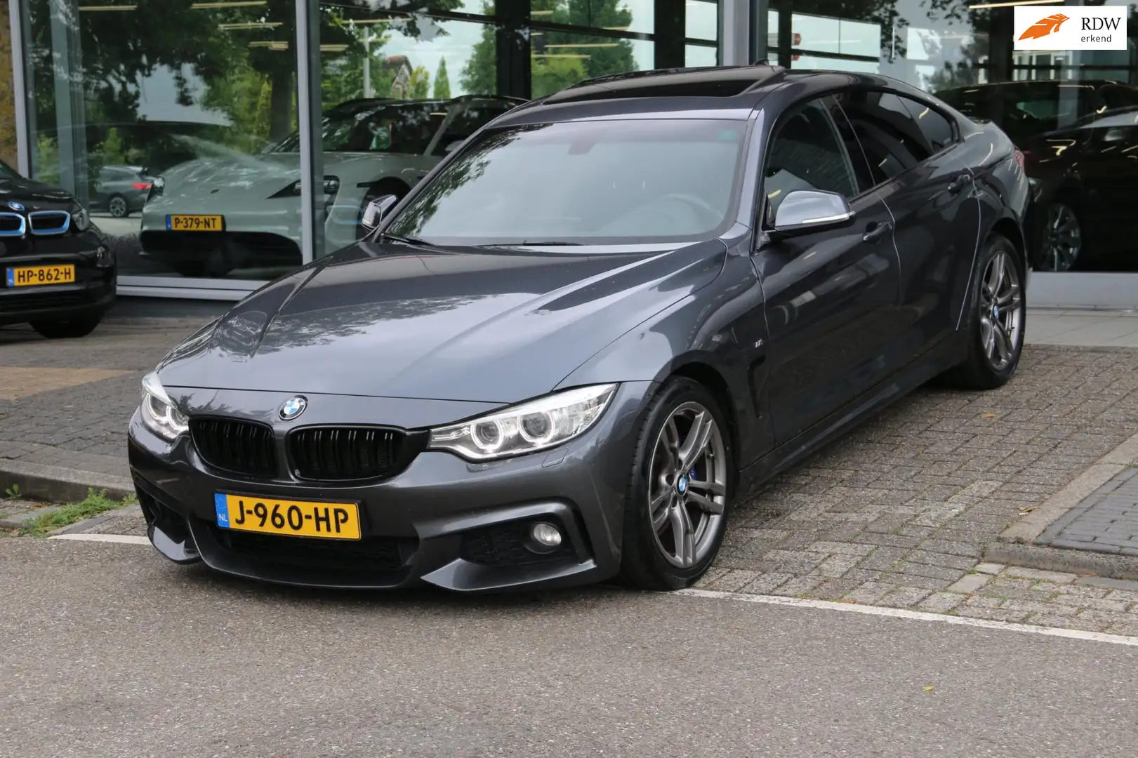 BMW 418 4-serie Gran Coupé 418d M Sport Сірий - 1
