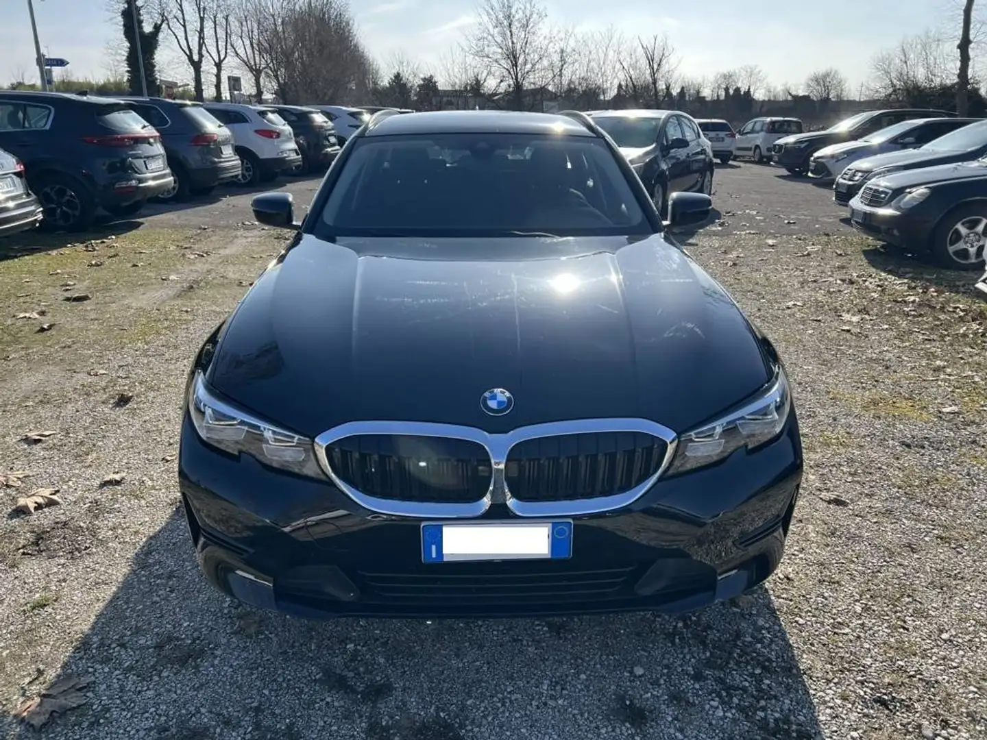 BMW 320 320d Touring mhev 48V Business Advantage auto Nero - 1