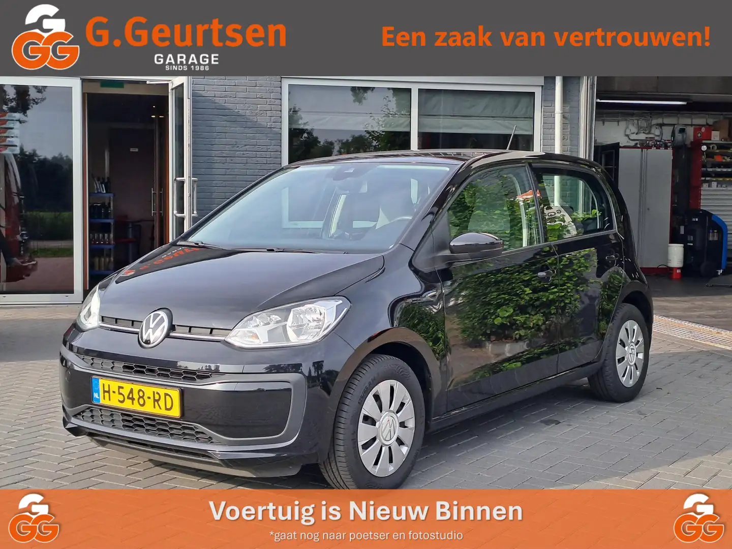 Volkswagen up! 1.0 BMT take up! LED, Radio, Airco, Schwarz - 1
