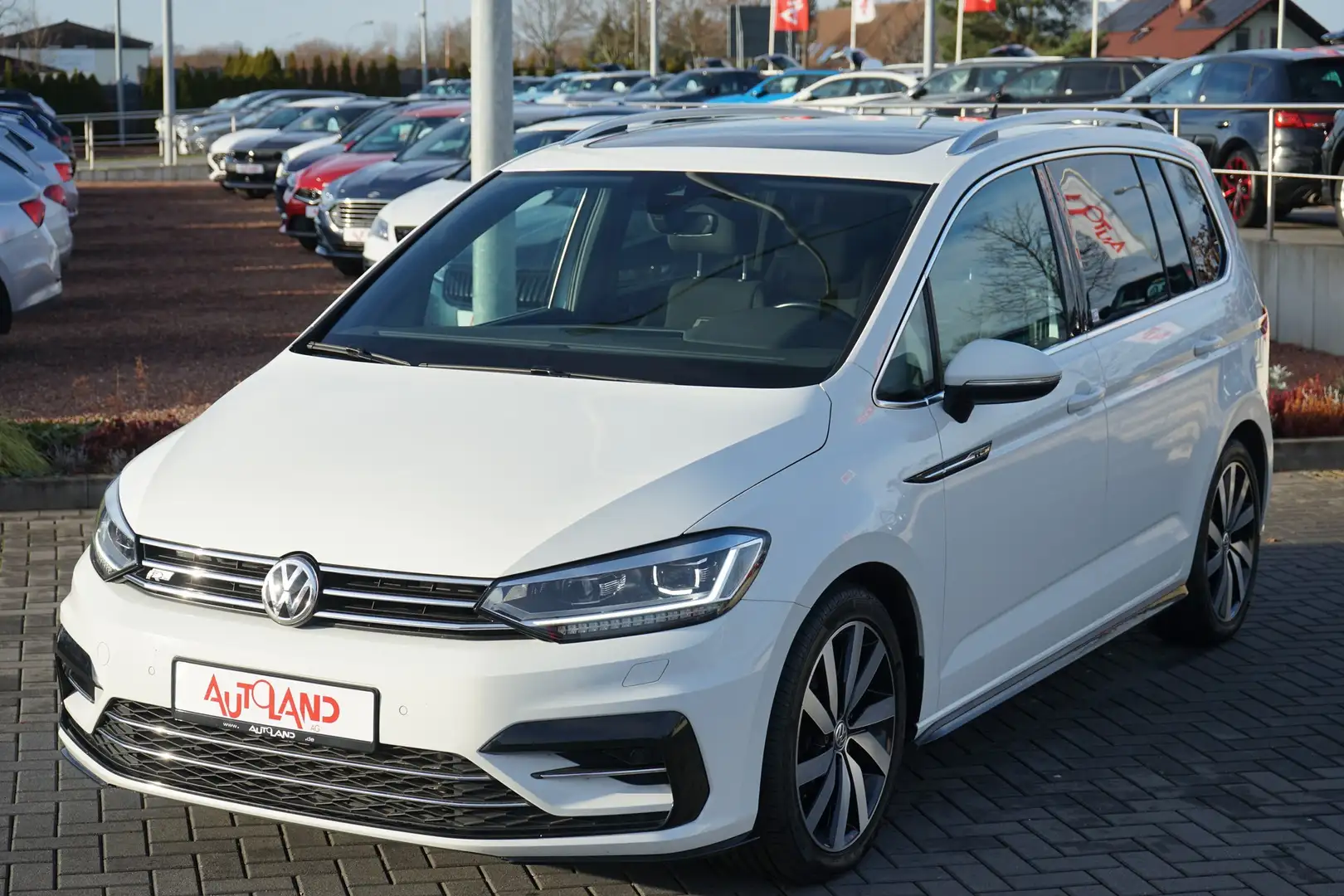 Volkswagen Touran 2.0 TDI R-Line PANO NAVI AAC LED Weiß - 2
