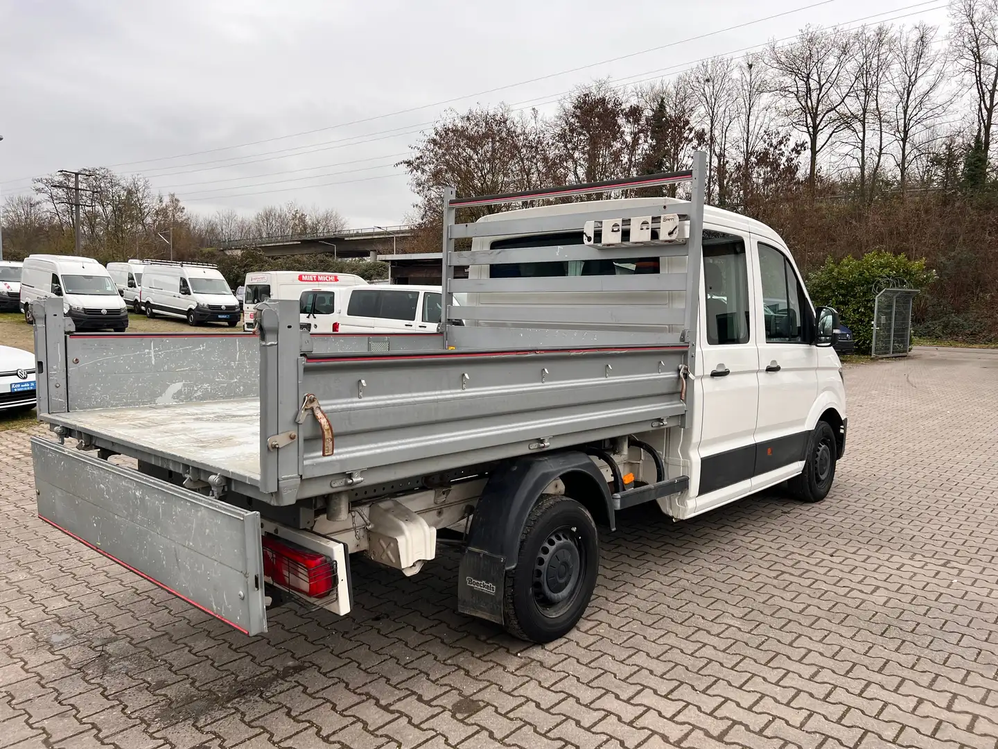 Volkswagen Crafter Pritsche 35 DOKA Pritsche MR 3 Seiten Kipper AHK.. Weiß - 2
