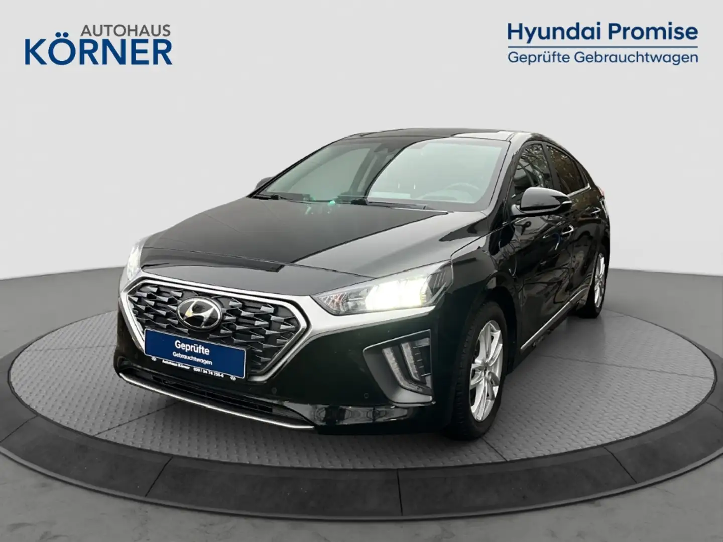 Hyundai IONIQ PLUG IN Hybrid PRIME *LEDER*KLIMASITZ*CAM*CARPLAY* Negru - 2