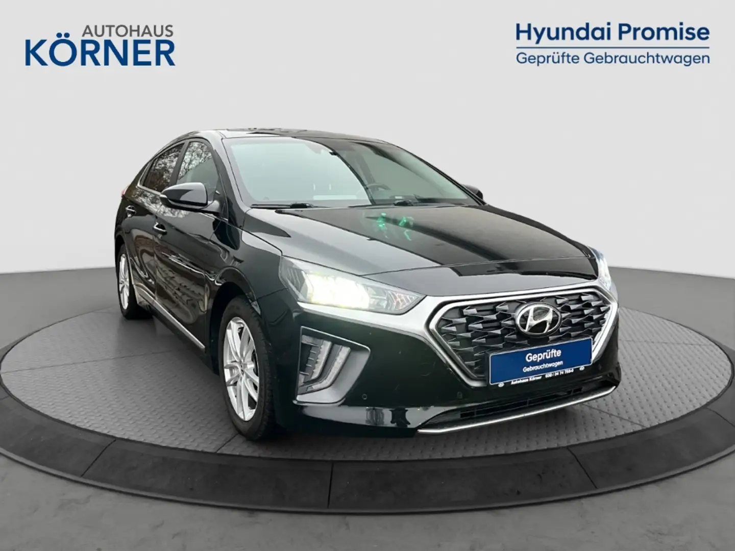 Hyundai IONIQ PLUG IN Hybrid PRIME *LEDER*KLIMASITZ*CAM*CARPLAY* Negru - 1