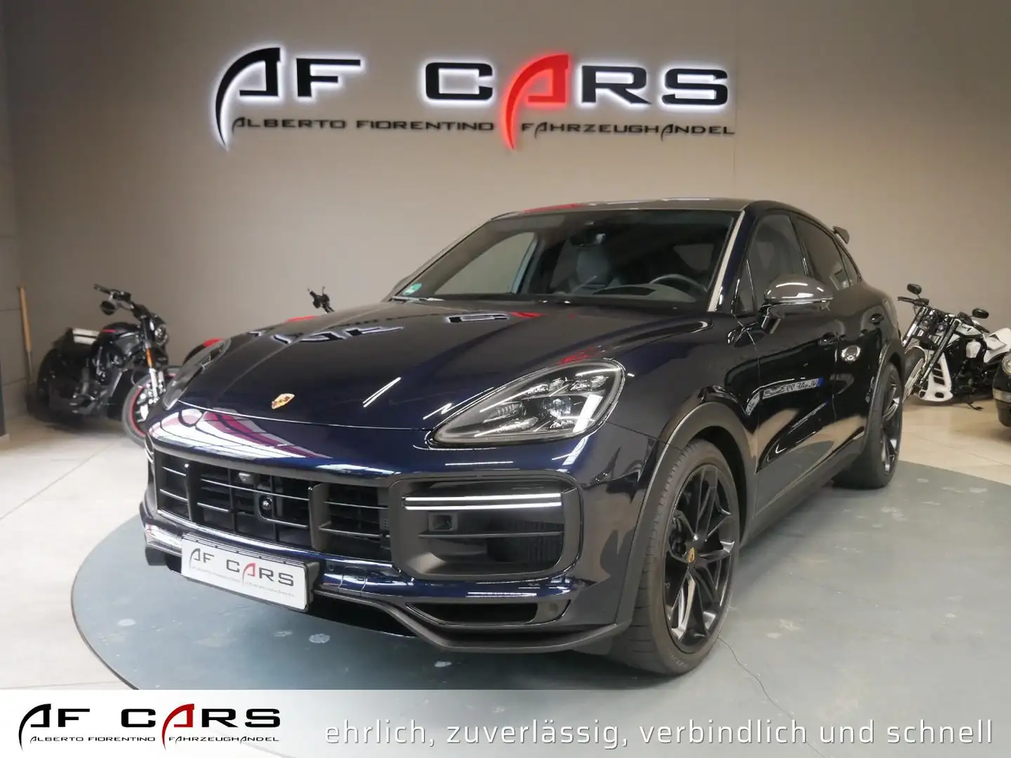 Porsche Cayenne Coupe Turbo GT HUD PDLS+ Approv. 02.2026 Bleu - 1