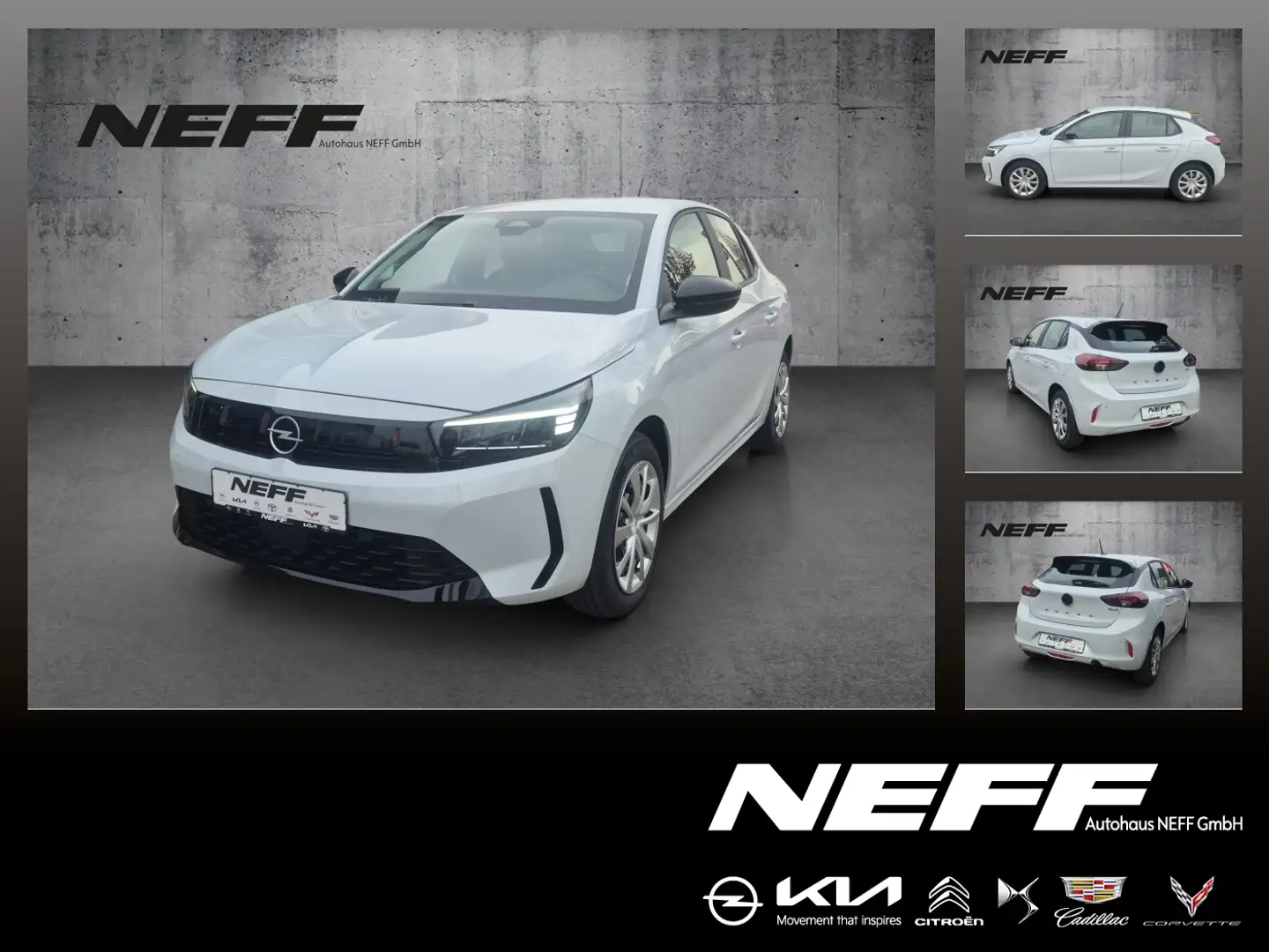 Opel Corsa F 1.2 Edition LED+SHZ+Fernlichtass. Blanc - 1