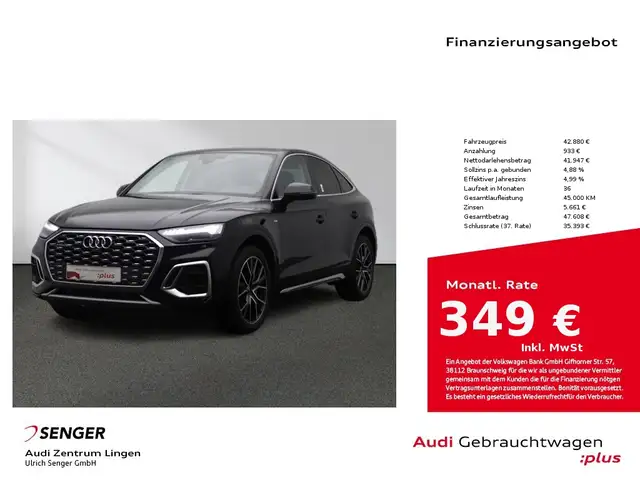 Audi Q5 Sportback S Line 50TDI quattro Matrix B&O AHK
