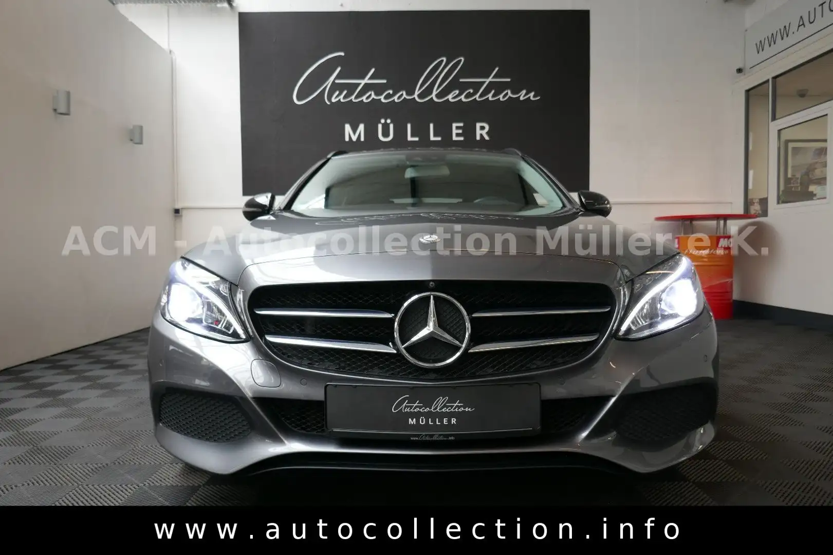 Mercedes-Benz C 200 T G-Tronic Plus*LED*Navi*AHK*360°*Tempo* Gris - 2