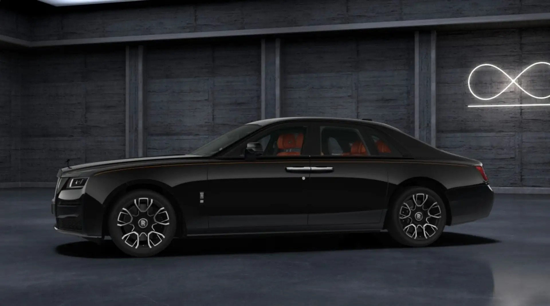Rolls-Royce Ghost GHOST BLACK BADGE 2024 BLACK-MANDARIN Zwart - 2
