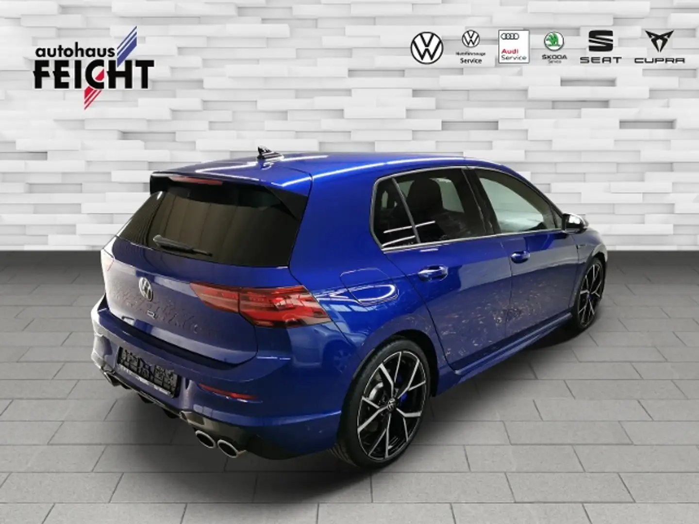 Volkswagen Golf VIII R 2.0 TSI 4MOTION+NAVI+HARMAN KARDON Blauw - 2