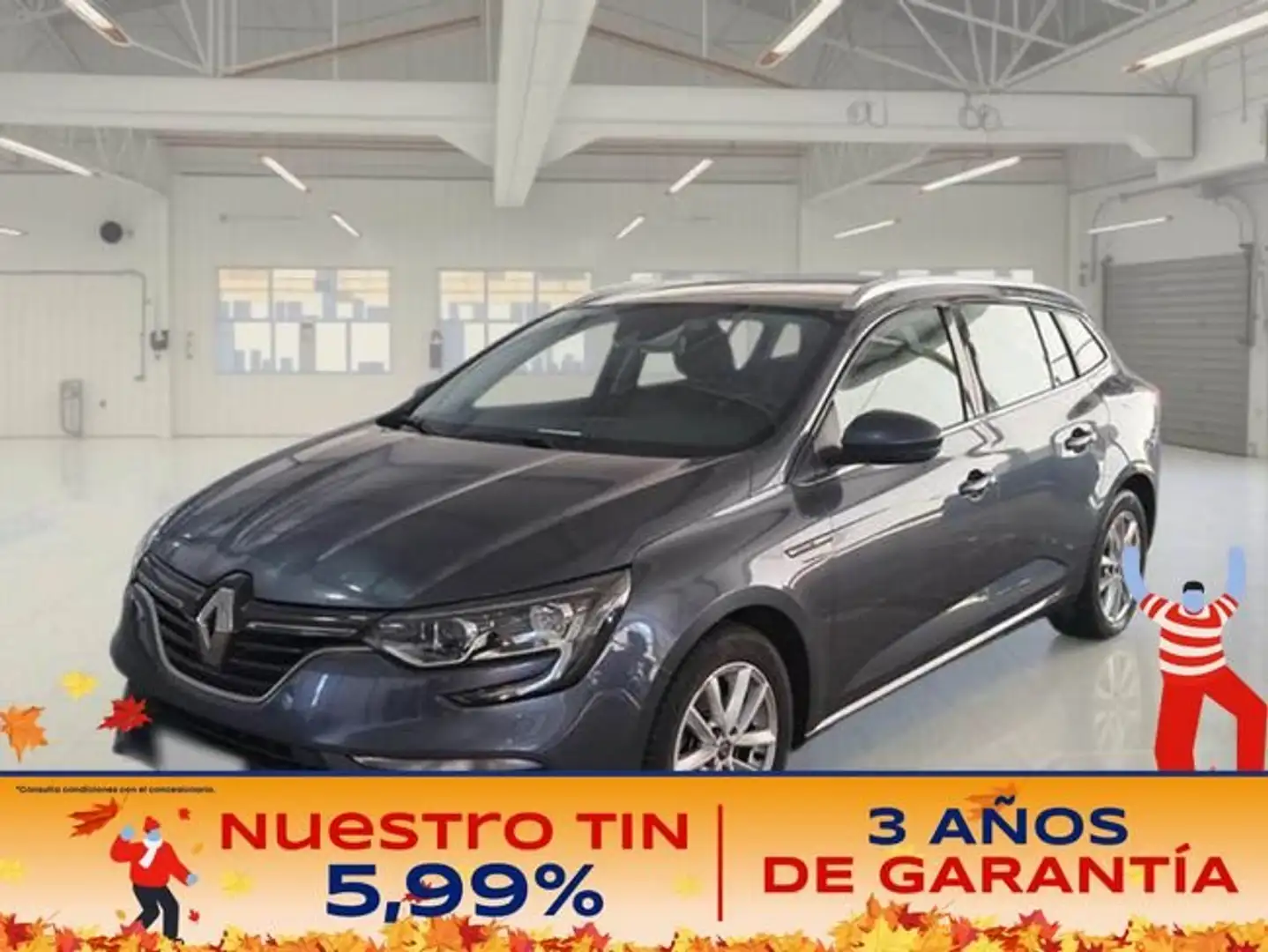 Renault Megane S.T. 1.5dCi Blue GT Line EDC 85kW Gris - 1