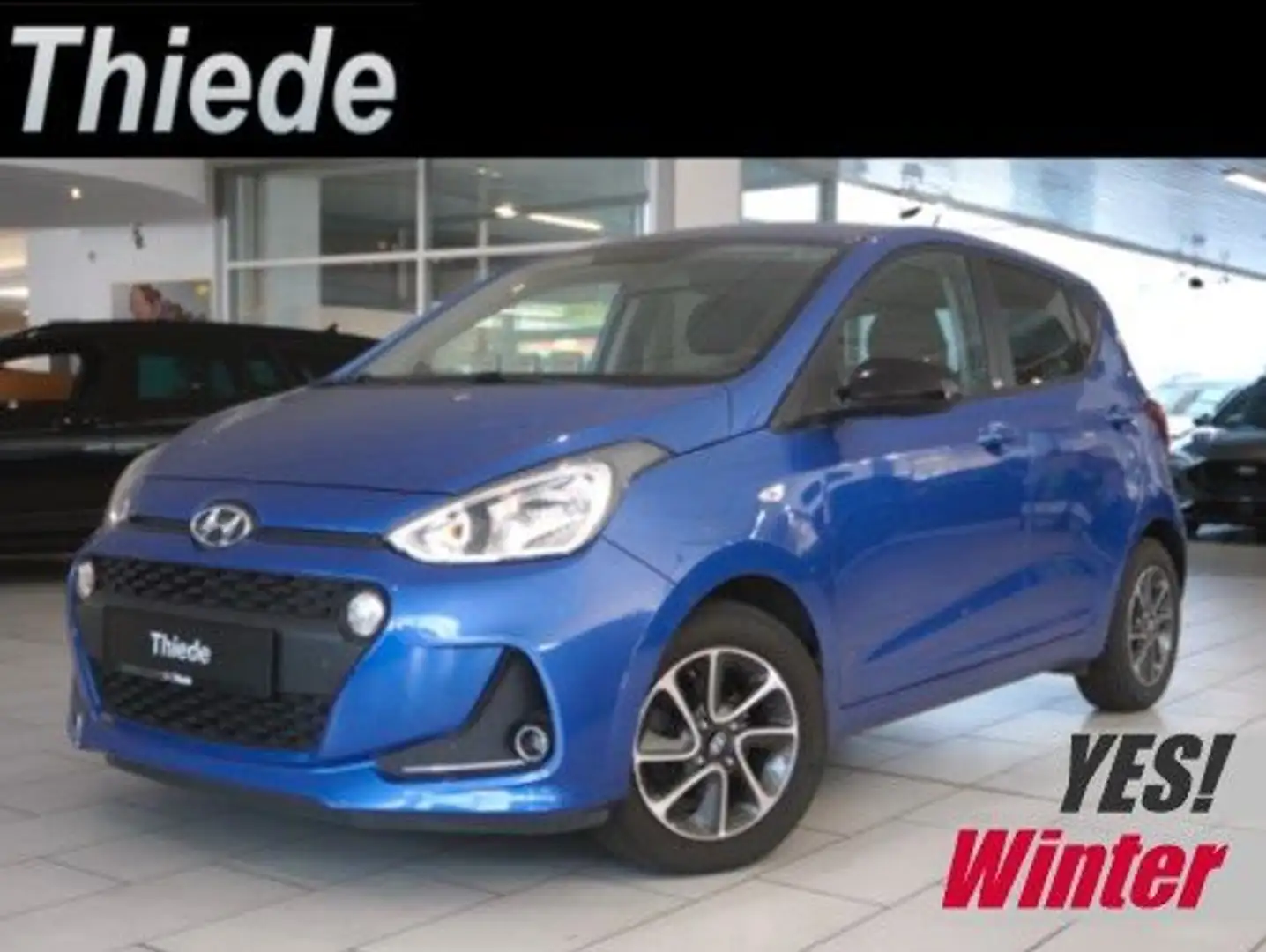 Hyundai i10 1.2 YES! 5-TÜR KLIMA/WINTER/TEMP./NEBEL/DAB+ Blau - 1