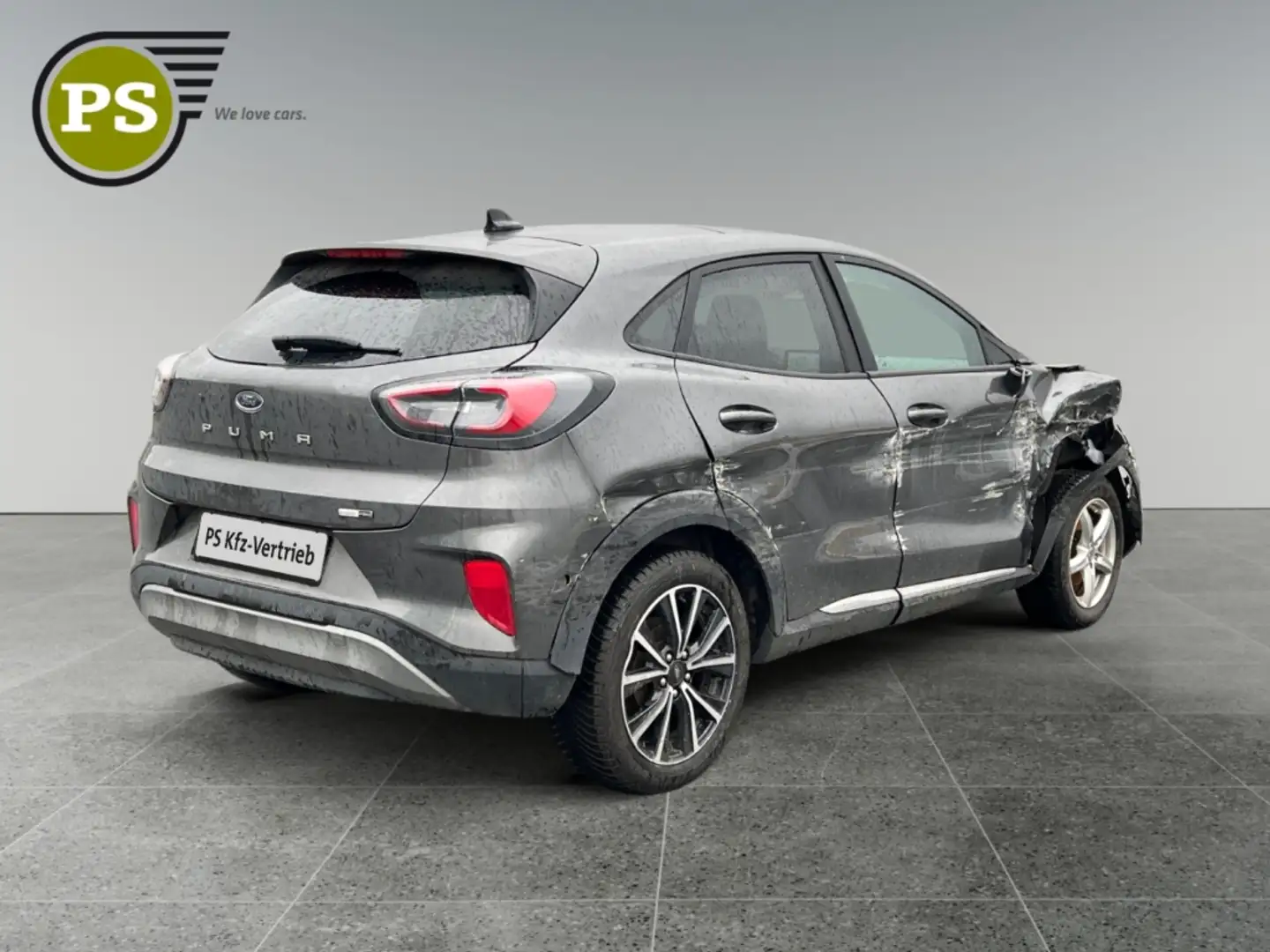 Ford Puma Titanium X 1.0 EcoBoost Mild Hybrid EU6d AHK-abneh Grau - 2