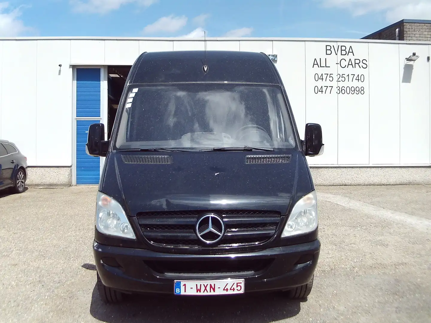 Mercedes-Benz Sprinter 313 medium l2 h2 airco+automaat++++++ Zwart - 2