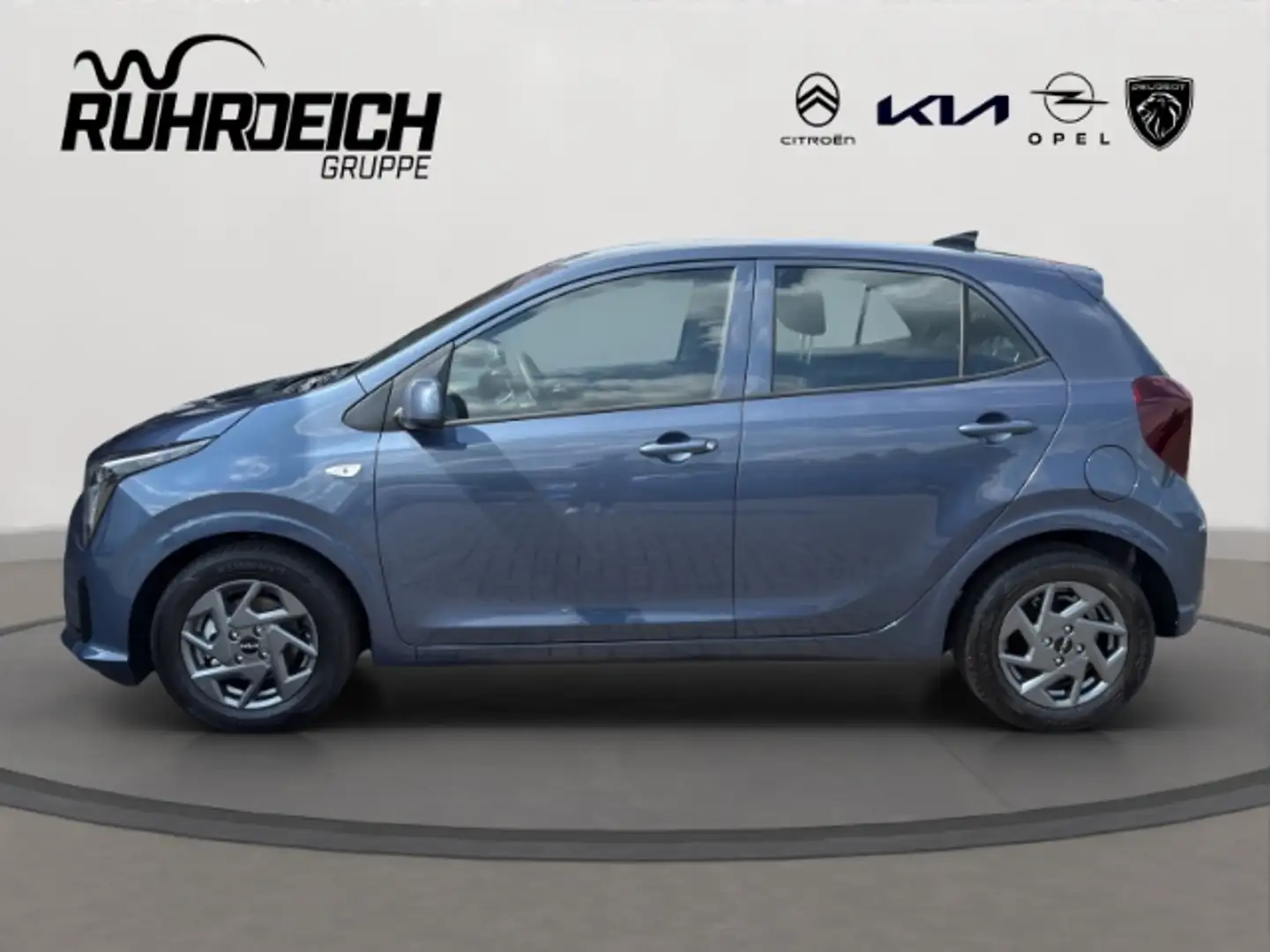 Kia Picanto 1,0 Vision AT Navi Kamera DAB SHZ LHZG Klima PTC h Blau - 2