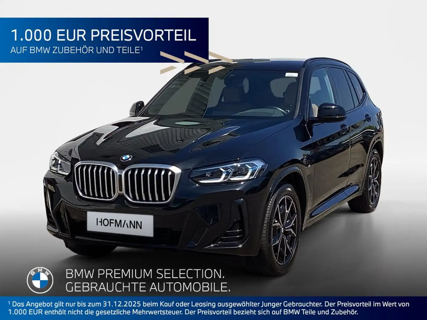 BMW X3 M Sport Schwarz - 1