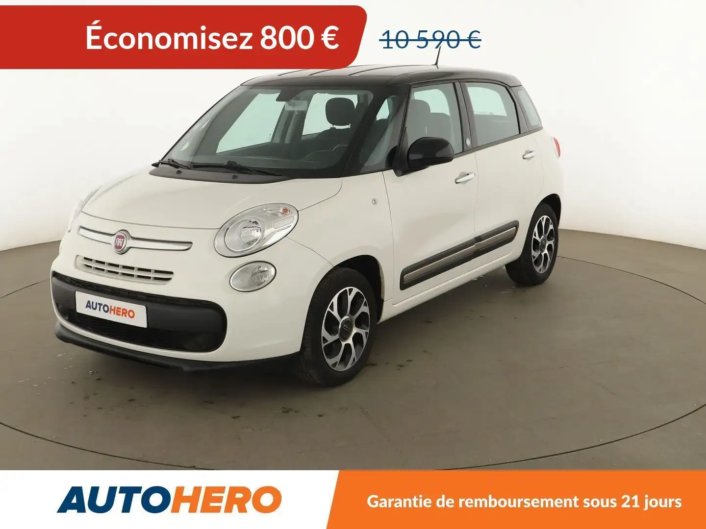Fiat 500L 1.4 Popstar Blanc - 1