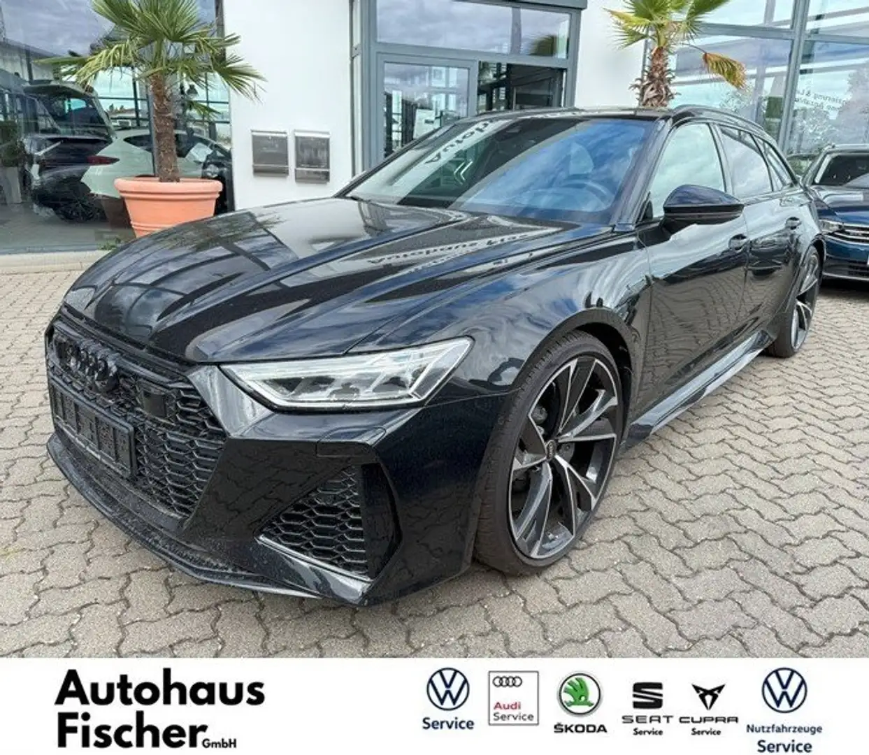 Audi RS6 4.0 TFSI quattro*AHK*Keramik Laserl.*PANO*305km/h* Noir - 2