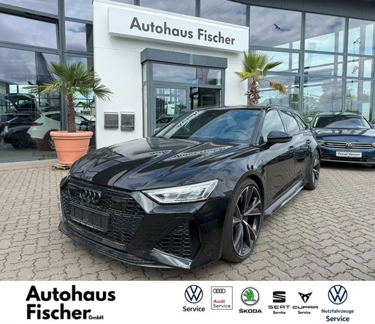 Audi RS6 4.0 TFSI quattro*AHK*Keramik Laserl.*PANO*305km/h* Noir - 1