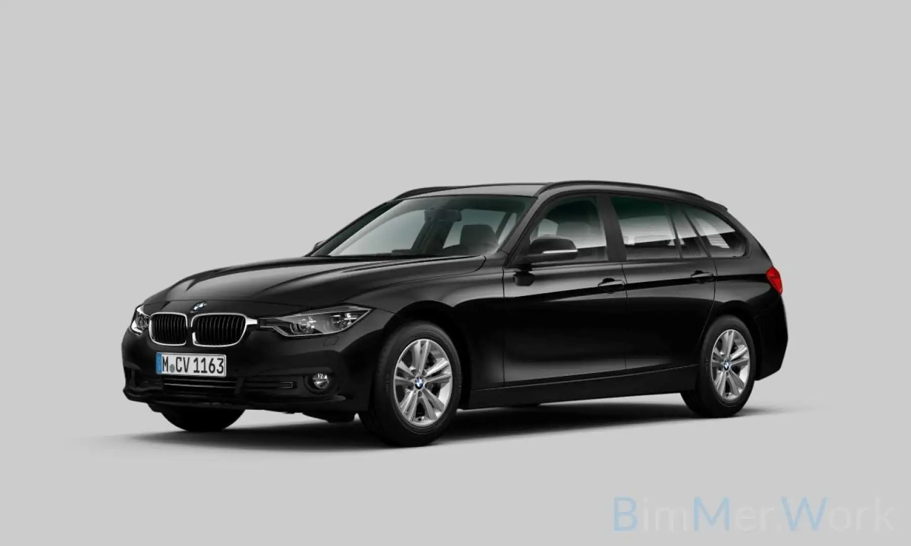 BMW 320 GeschwindigReg ParkAss DAB H K FernlichtAss Noir - 1