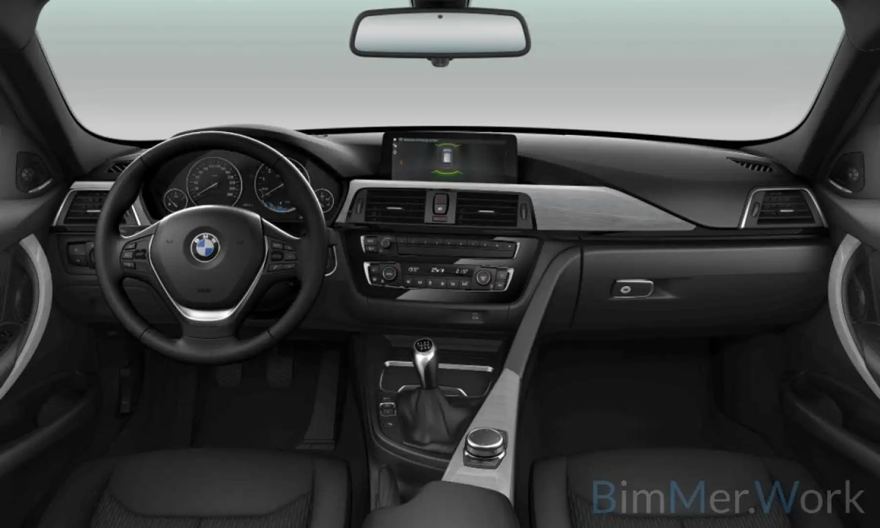 BMW 320 GeschwindigReg ParkAss DAB H K FernlichtAss Noir - 2