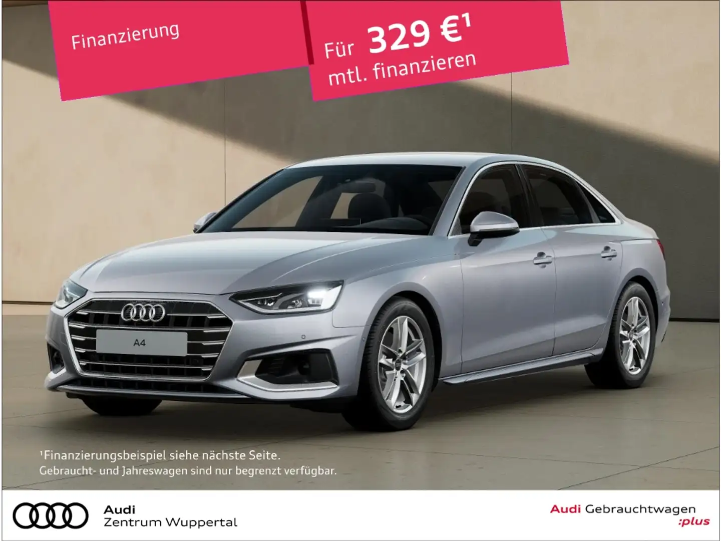 Audi A4 Limousine 35 TDI KAMERA VIRTUAL PARK ASSIST SHZ DA Silber - 1