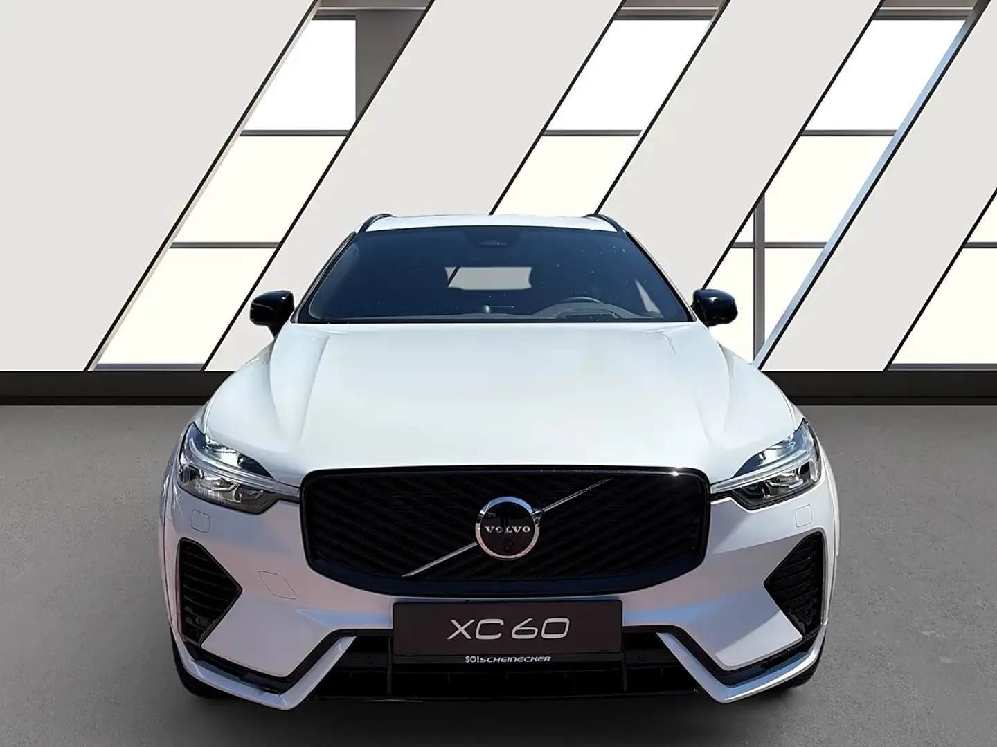 Volvo XC60 T6 AWD PHEV 18,8kWh Ultra Dark Aut. Weiß - 2