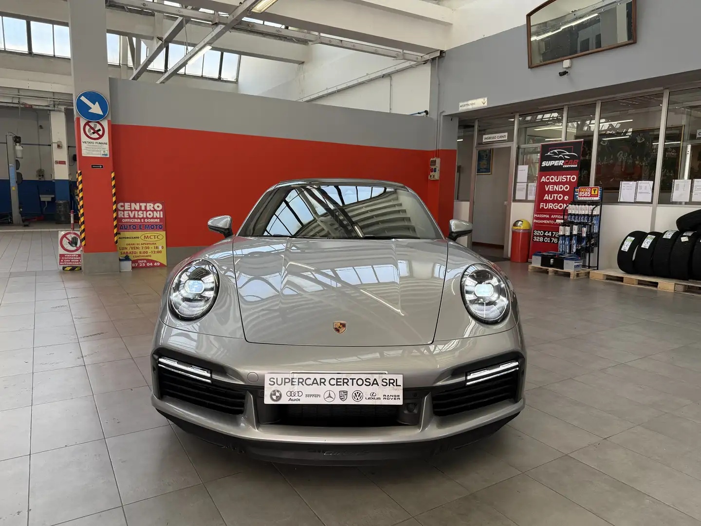 Porsche 911 Coupe 3.7 Turbo S auto IVA ESPOSTA Gris - 2