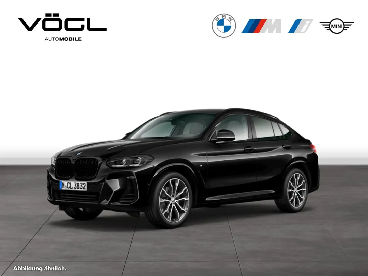 BMW X4 xDrive20d M Sportpaket HiFi DAB LED WLAN Shz Noir - 1