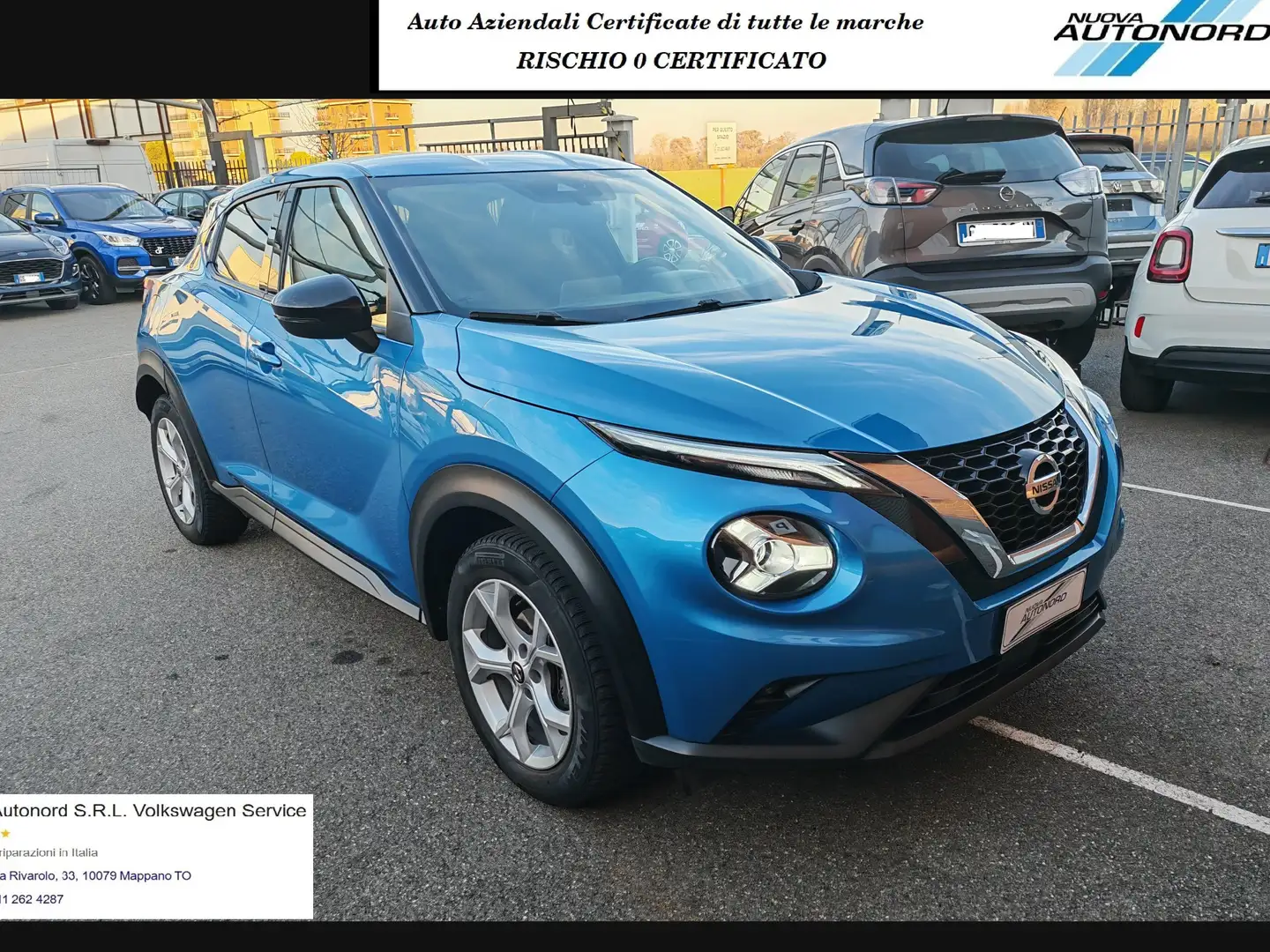 Nissan Juke 1.0 DIG-T 114 CV N-Connecta Bleu - 2
