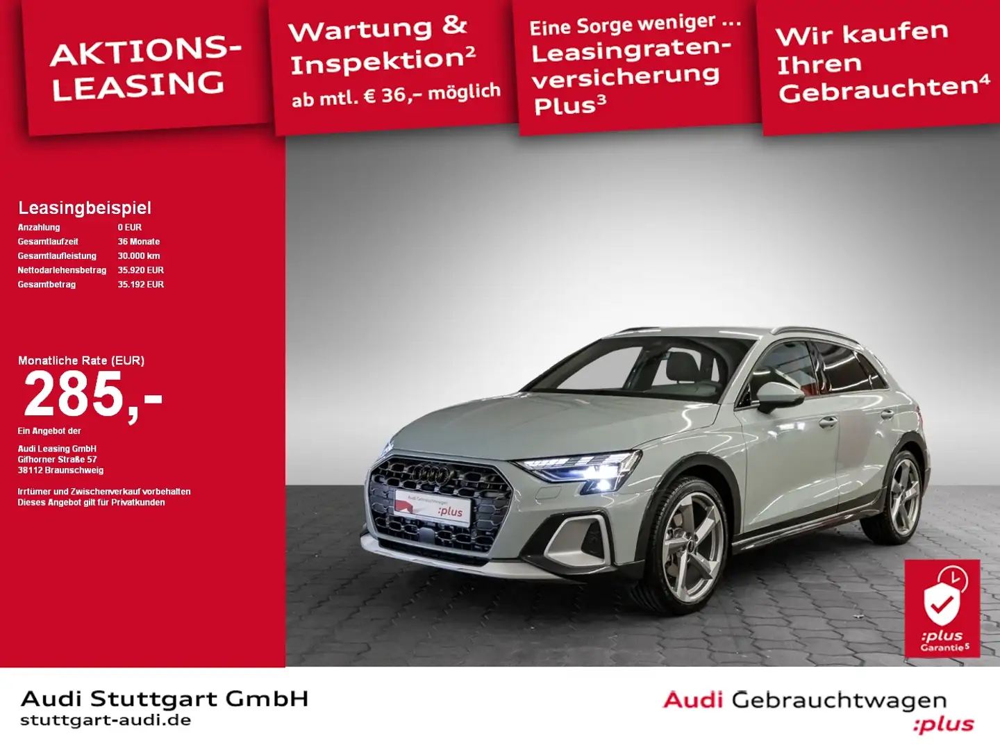 Audi A3 allstreet 35 TFSI S tronic AHK SHZ Keyless Gris - 1