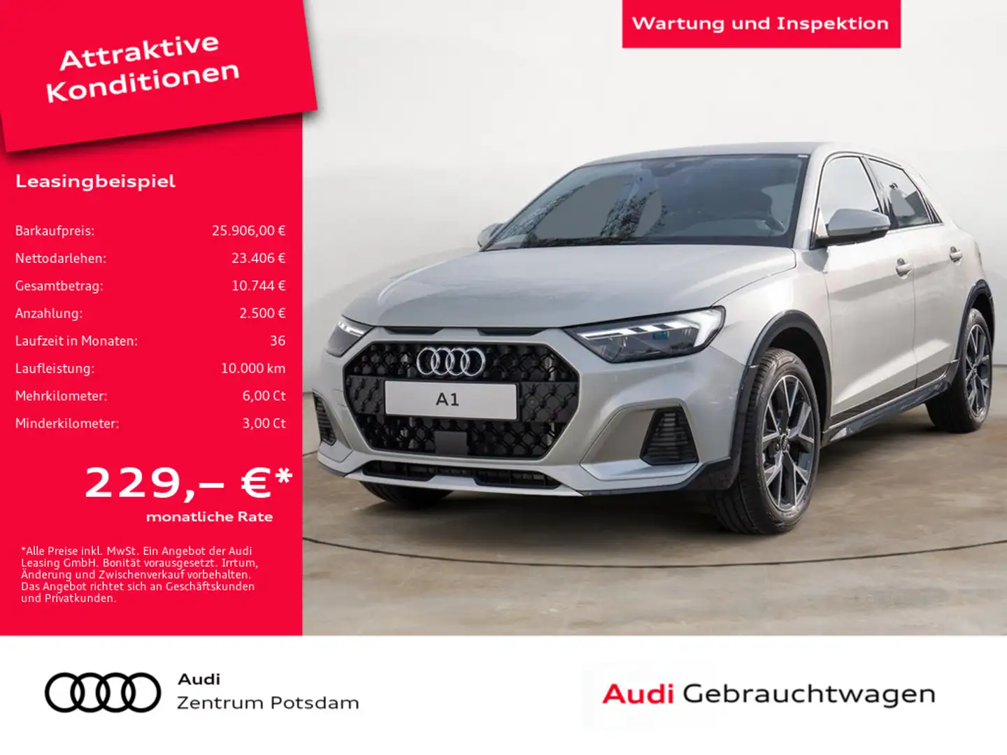 Audi A1 allstreet 35 TFSI KLIMA PDC SHZ LED Plateado - 1